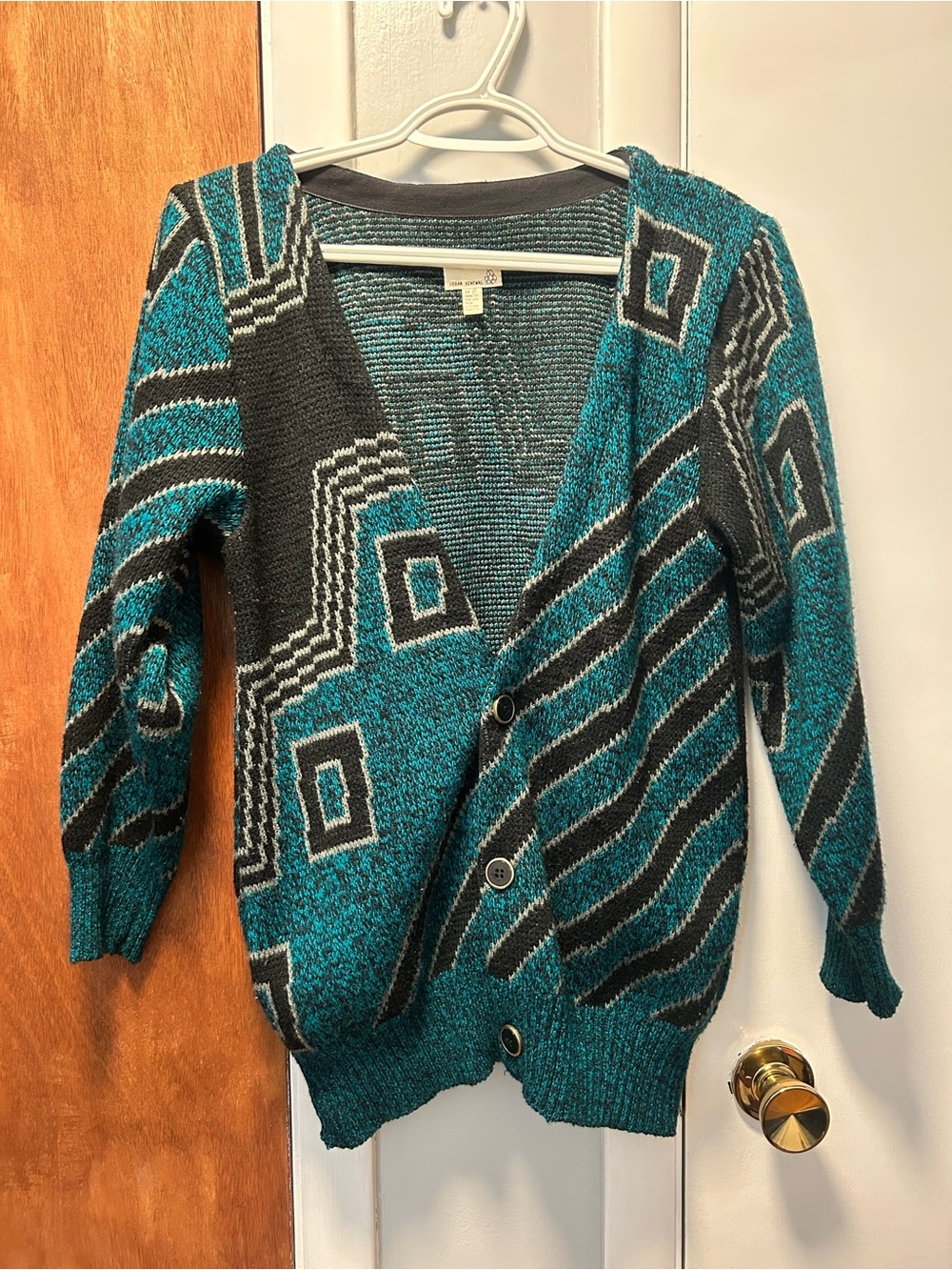 Geometric cardigan